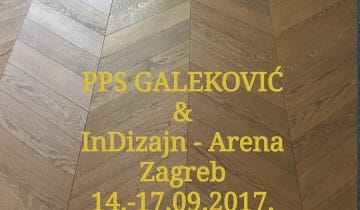 Galeković izlaže na sajmu InDizajn, Arena Zagreb, 14.-17.09.2017.